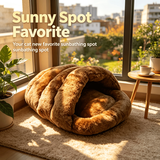 Plush round pet bed, suitable for cats and dogs, soft faux rabbit fur donut-style bed with raised edges, cozy and warm sleeping spot, a comfy indoor mat for small to medium dogs and cats