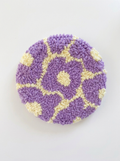 Punch Needle Coasters, 3 Styles Textured Tufted Yarn Drink Mats, Cute Handmade Style Round Cup Coasters for Coffee Mugs, Tea Cups, Kitchen Table Decor, Office Accessories and Gifts for Craft Lovers